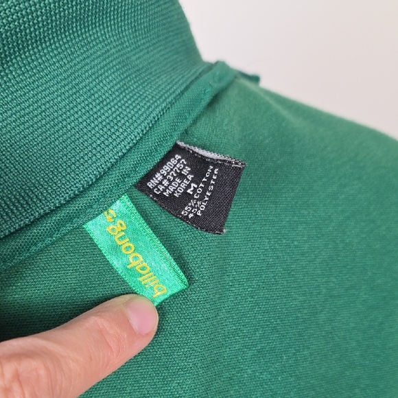 Billabong Vintage Green Track Jacket – Retro Y2K Style – Tag M but fit XS - Picture 8 of 14